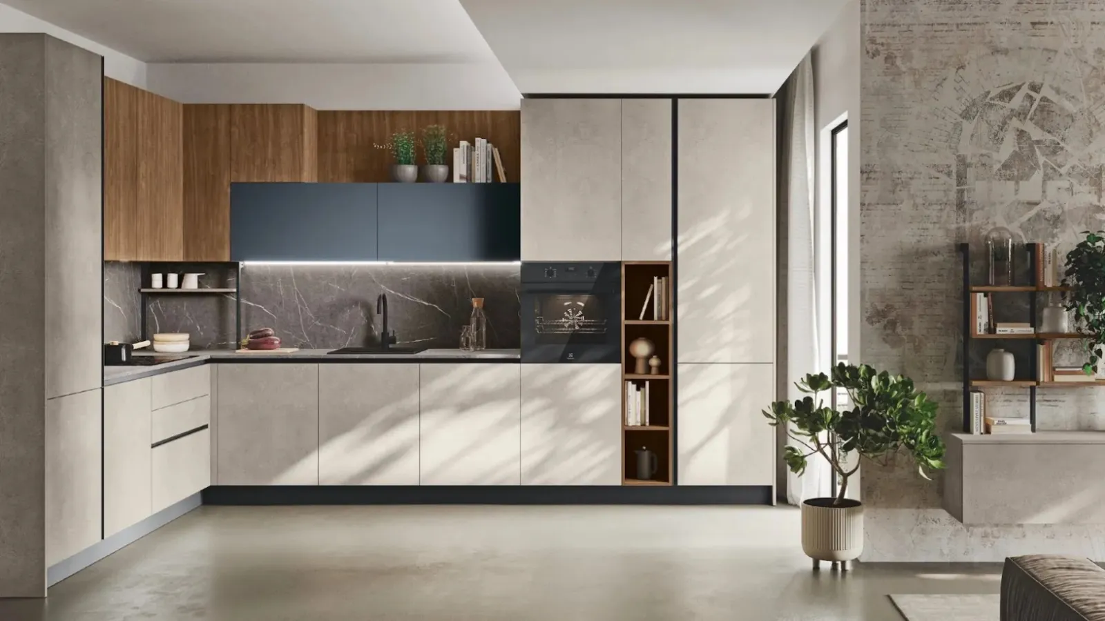 Cucina Moderna angolare Art-Kaya di Stosa