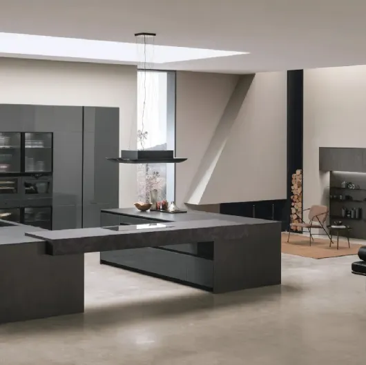 Cucina Moderna con doppia isola Aliant di Stosa