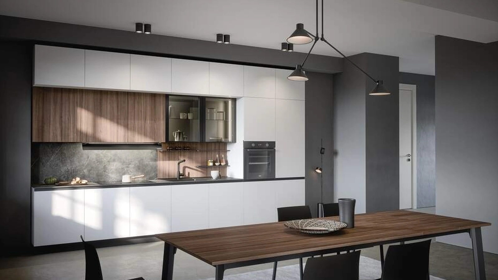 Cucina Moderna lineare Zoe Composizione 01 di Prima Cucine