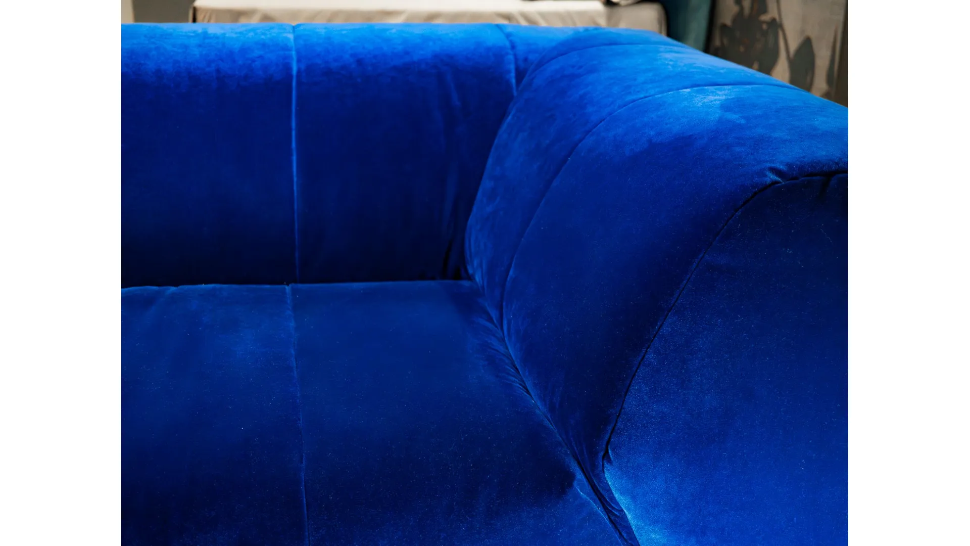 Divano 3 Posti Blu Elettrico (PRONTA CONSEGNA)