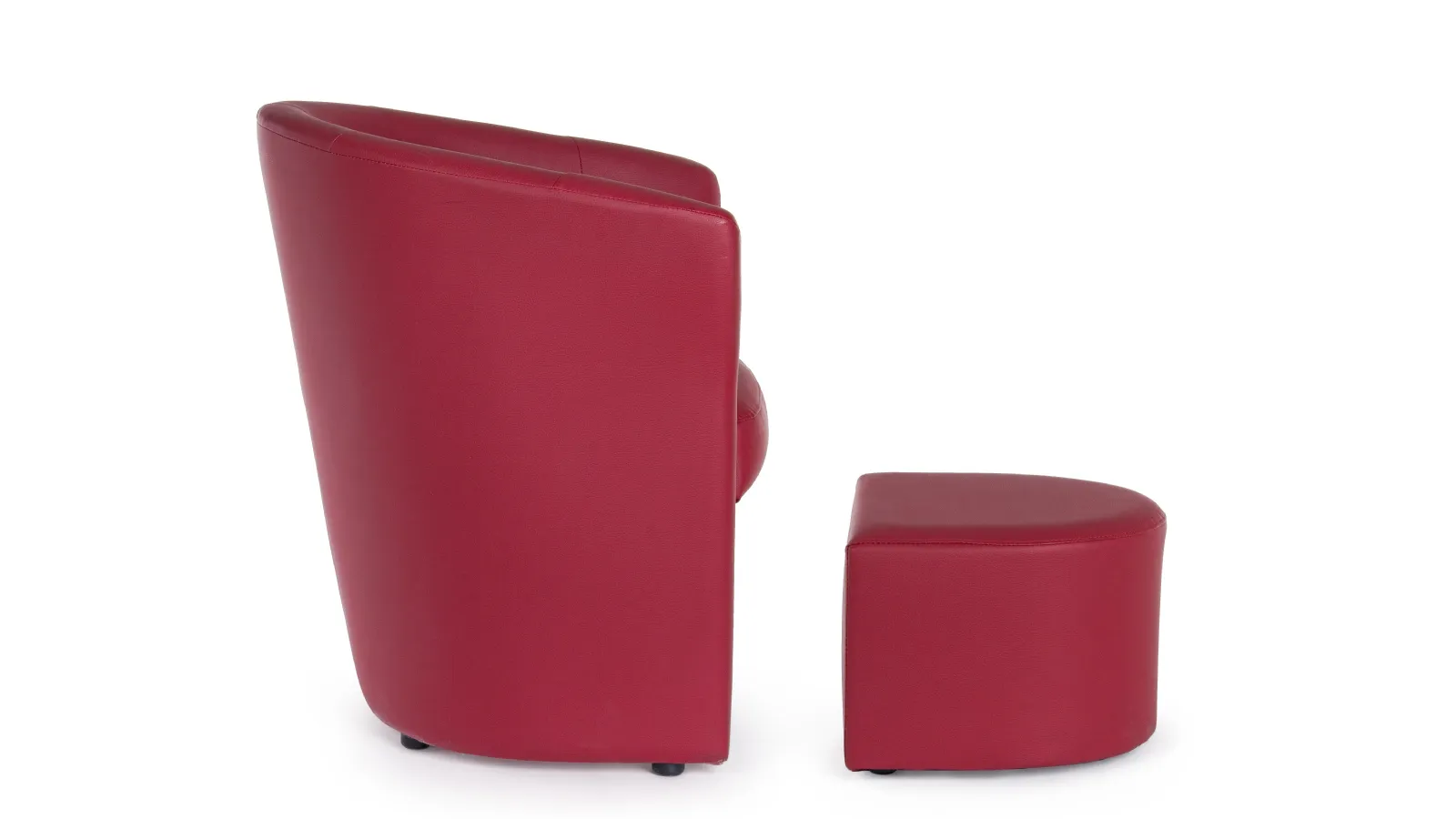 POLTRONA C-POUF RITA ROSSO 2