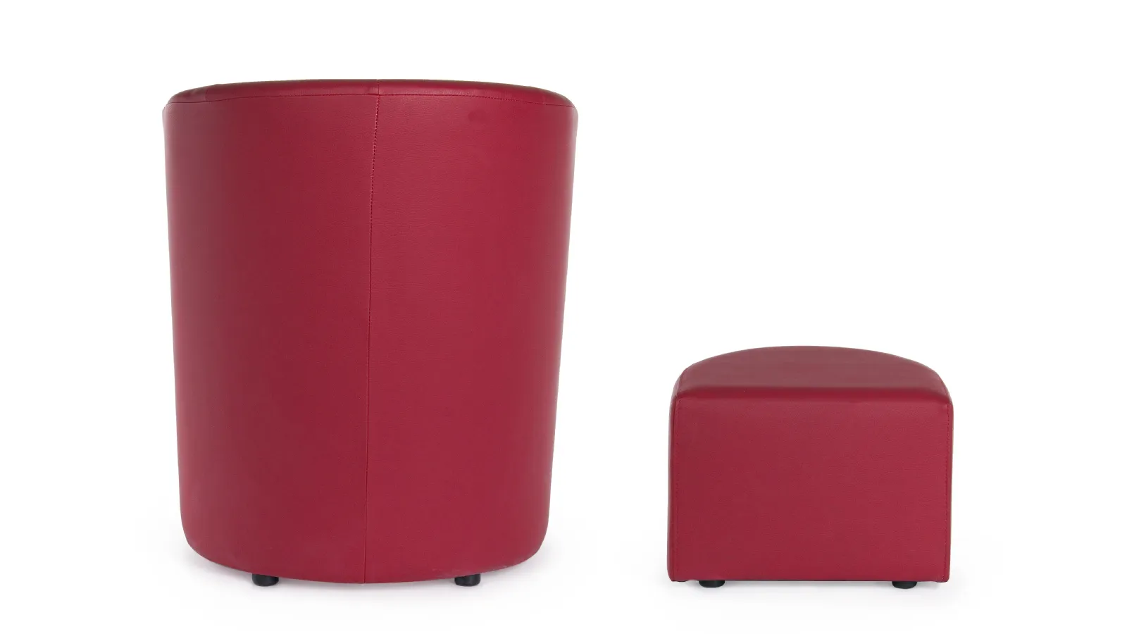 POLTRONA C-POUF RITA ROSSO 3