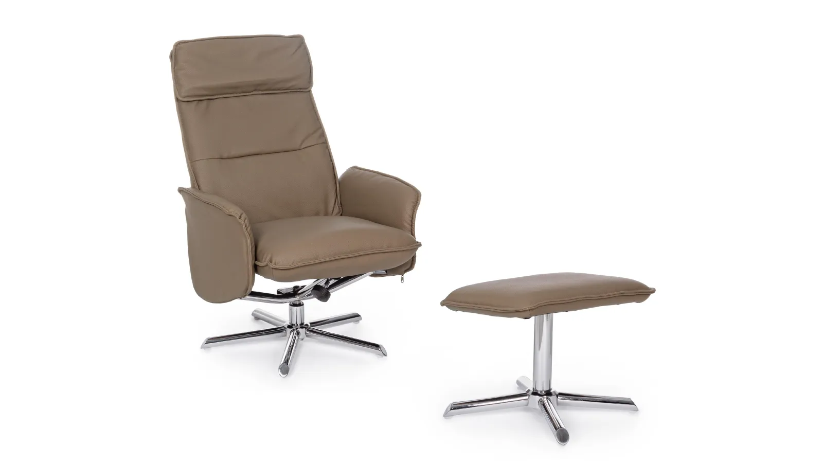 POLTR.RECLINER C-POGG. CORA PU TORTORA