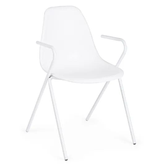 SEDIA ANASTASIA PLASTICA BIANCA 1