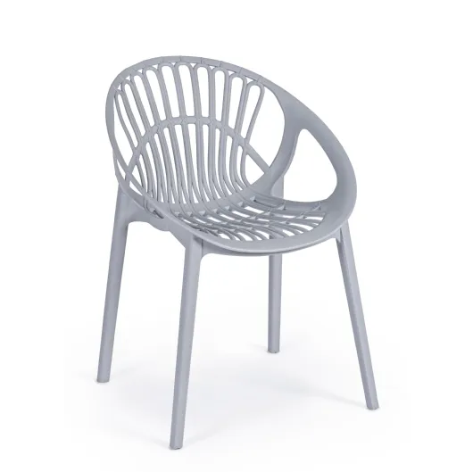 SEDIA CASSIOPEA GRIGIO CHIARO 1