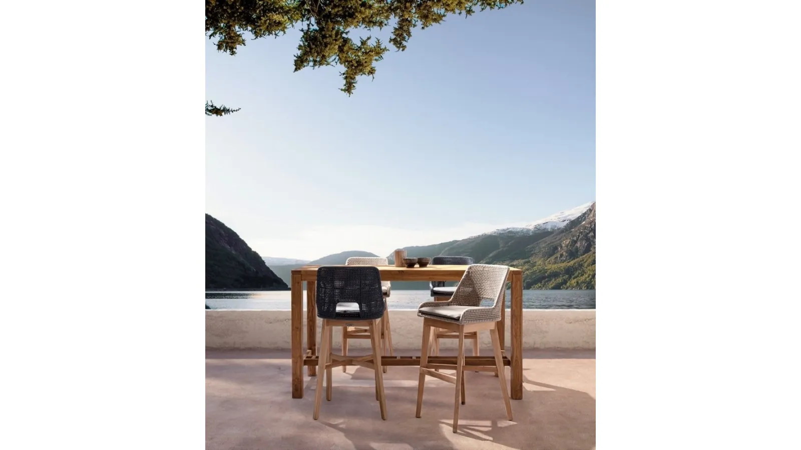 Tavolo Maricruz in teak riciclato di Bizzotto