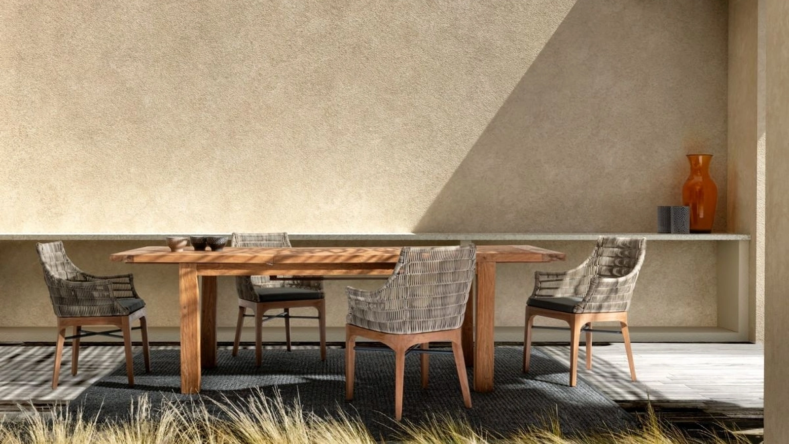 Tavolo in Teak riciclato Bounty di Bizzotto