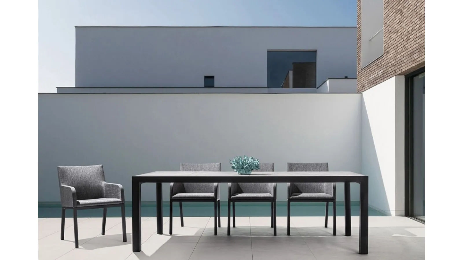Tavolo con piano in ceramica Mason di Bizzotto