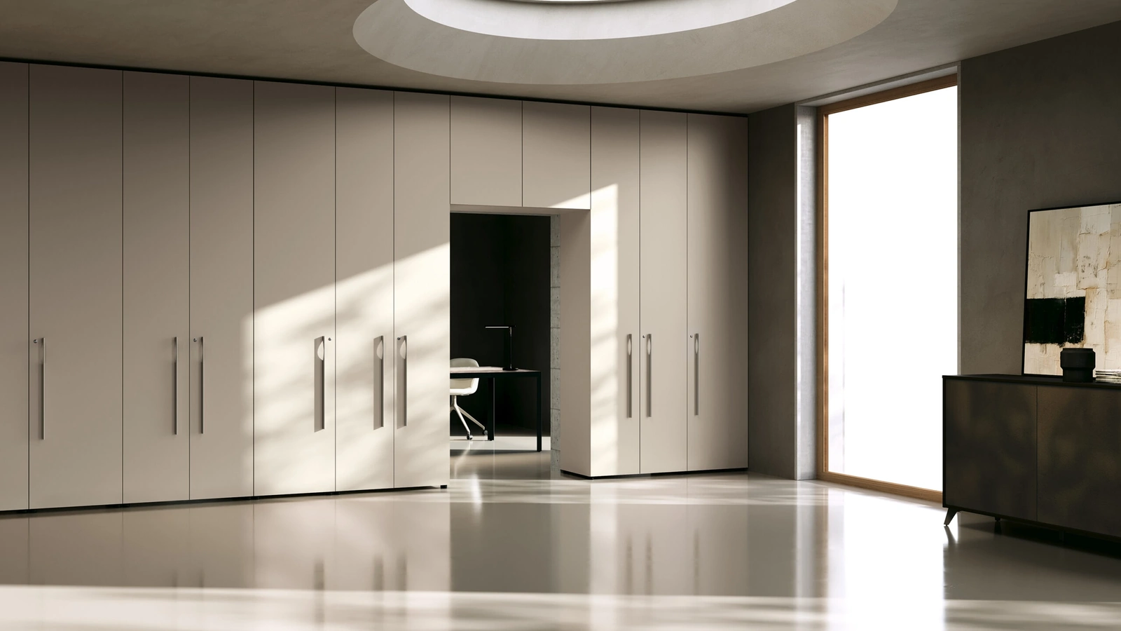 Armadio con vano di passaggio di Colombini Office