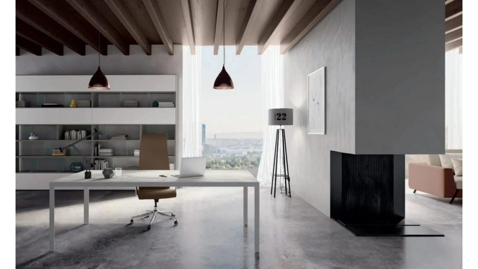 Scrivania Direzionale D1 01 di Colombini Office