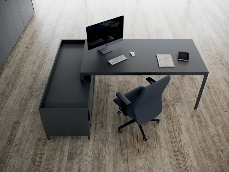 Scrivania Direzionale D1 05 in laccato opaco di Colombini Office
