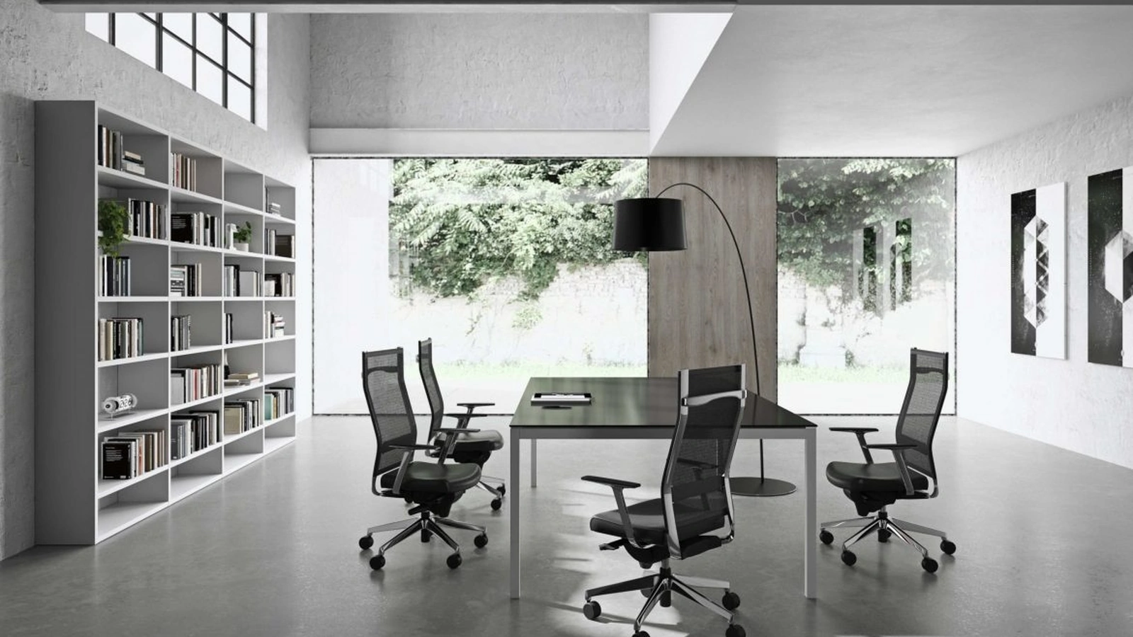 Poltrona Direzionale Kosmo Mesh di Kastel