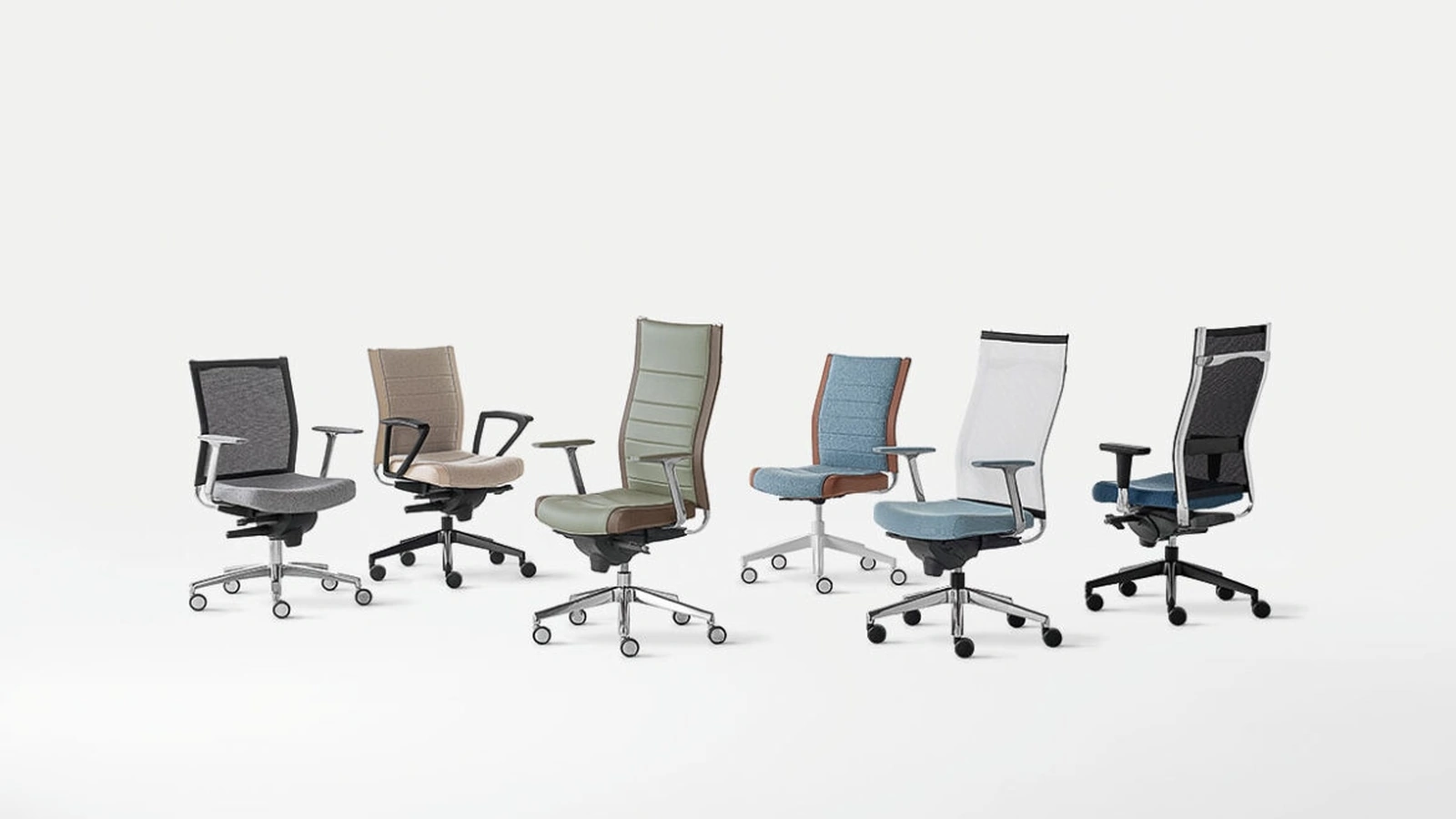 Poltrona Direzionale Kosmo Mesh di Kastel