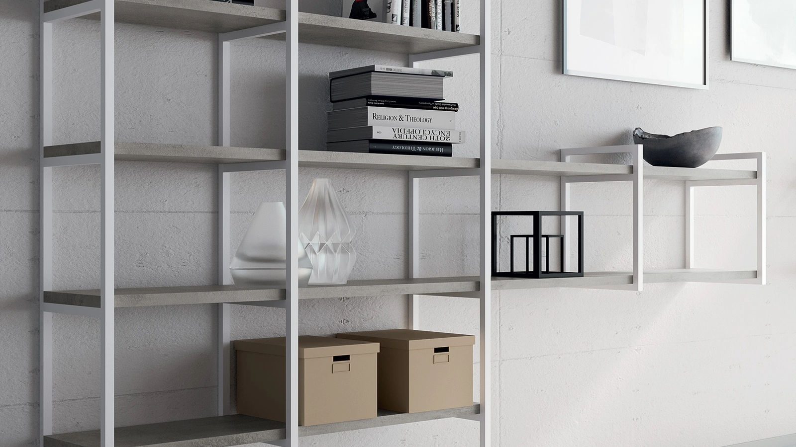 Libreria modulare Up&Up di Colombini Office