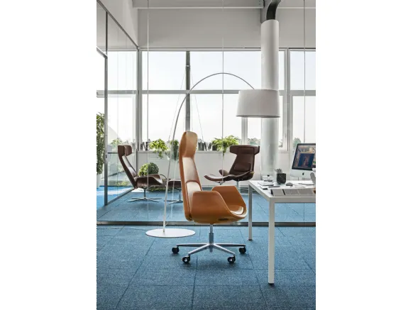 Poltrona direzionale Nordic di Milani