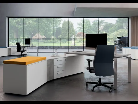 Scrivania Operativa Loft Underground 01 di Colombini Office