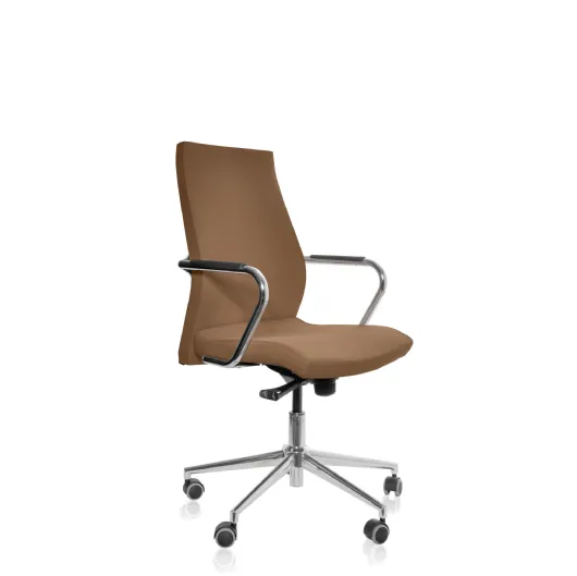 Seduta Operativa 21 ergonomica in tessuto imbottito con braccioli e ruote di Colombini Office