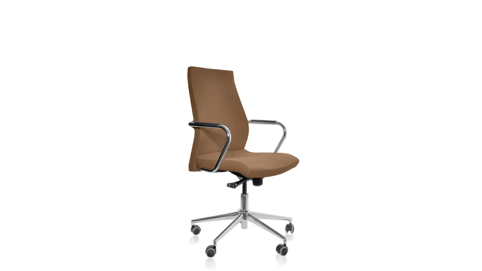 Seduta Operativa 21 ergonomica in tessuto imbottito con braccioli e ruote di Colombini Office