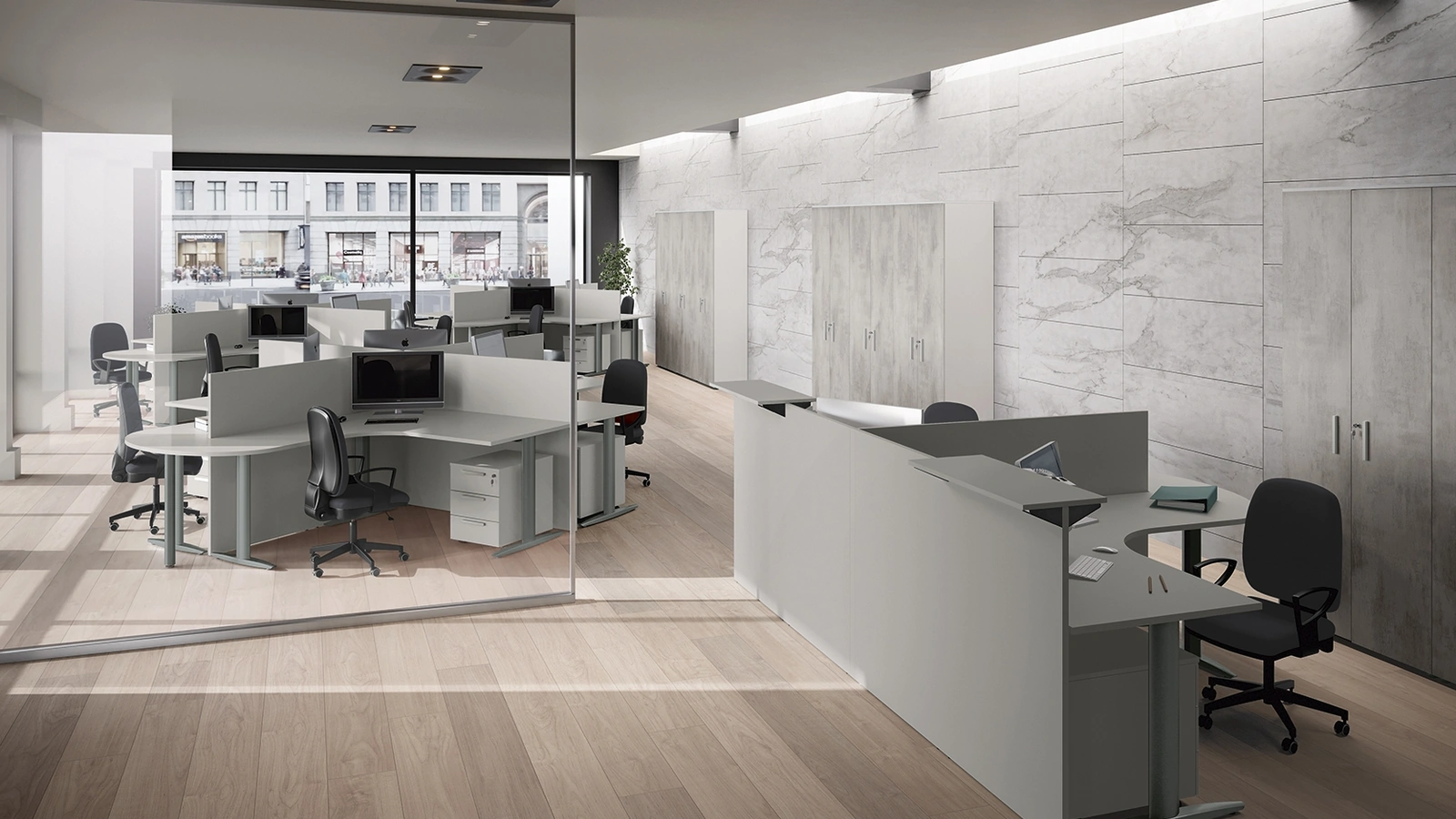 Scrivania Operativa Teko Smart di Colombini Office